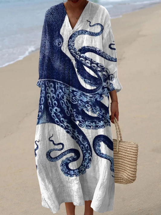 Alina | Vestido Estampado de Verano