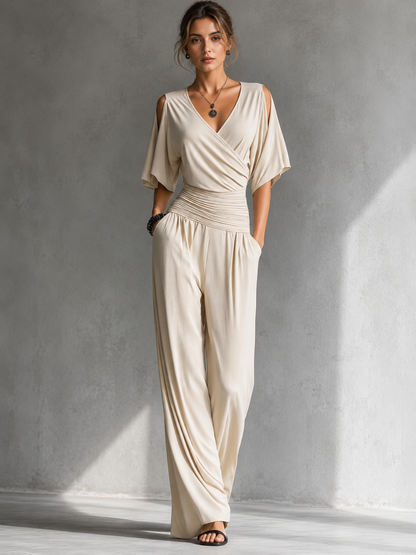 Chiara | Mono Elegante con Hombros Descubiertos