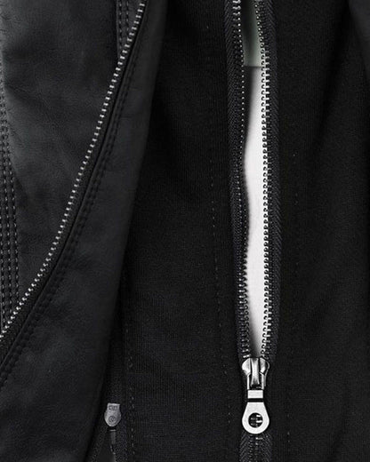 MÓNICA | Chaqueta de cuero otoñal