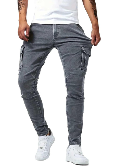 MARINO | Pantalón cargo strecht