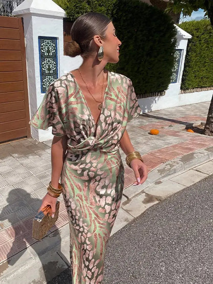 Clarandra | Vestido Midi estampado