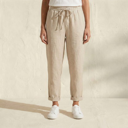 BIBI | Pantalón de moda de lino casual