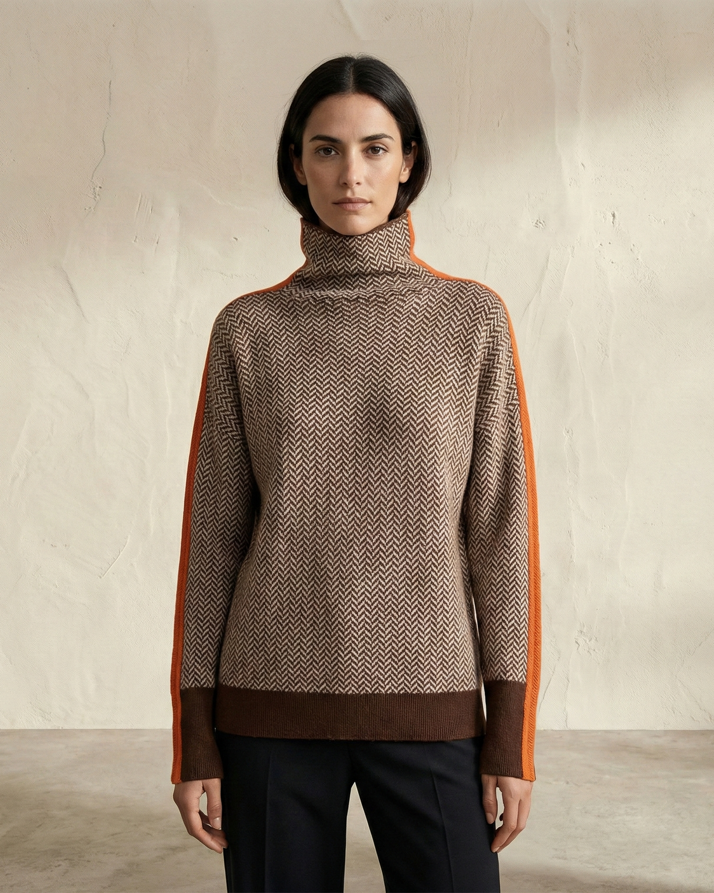 AMAYA | Suéter de cuello alto de diseño