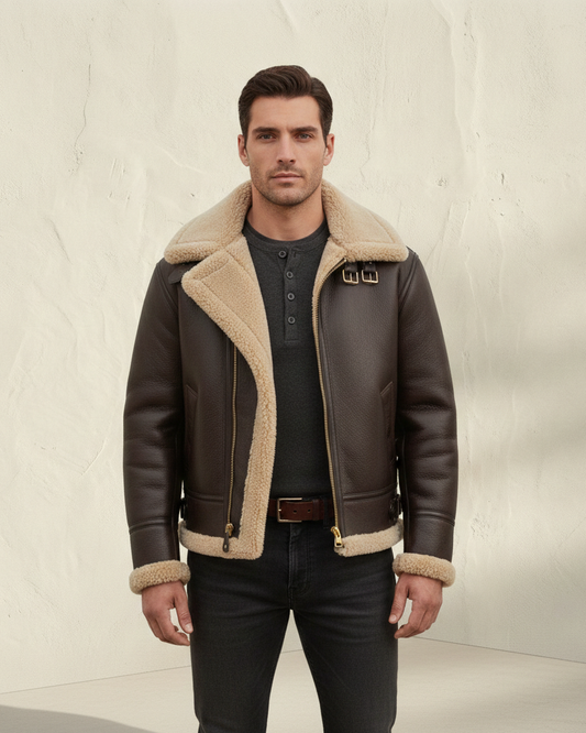 MAVERICK | Chaqueta de cuero acolchada