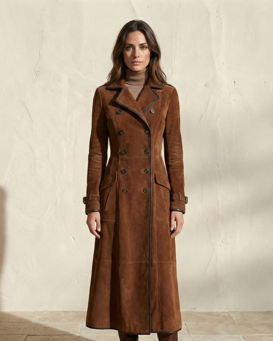 NATHALY | Gabardina de ante