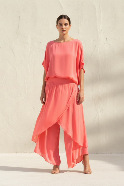 VEGA  | Conjunto fluido de chifón