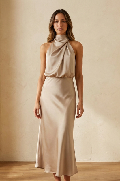 MARIANA | Vestido con escote americano