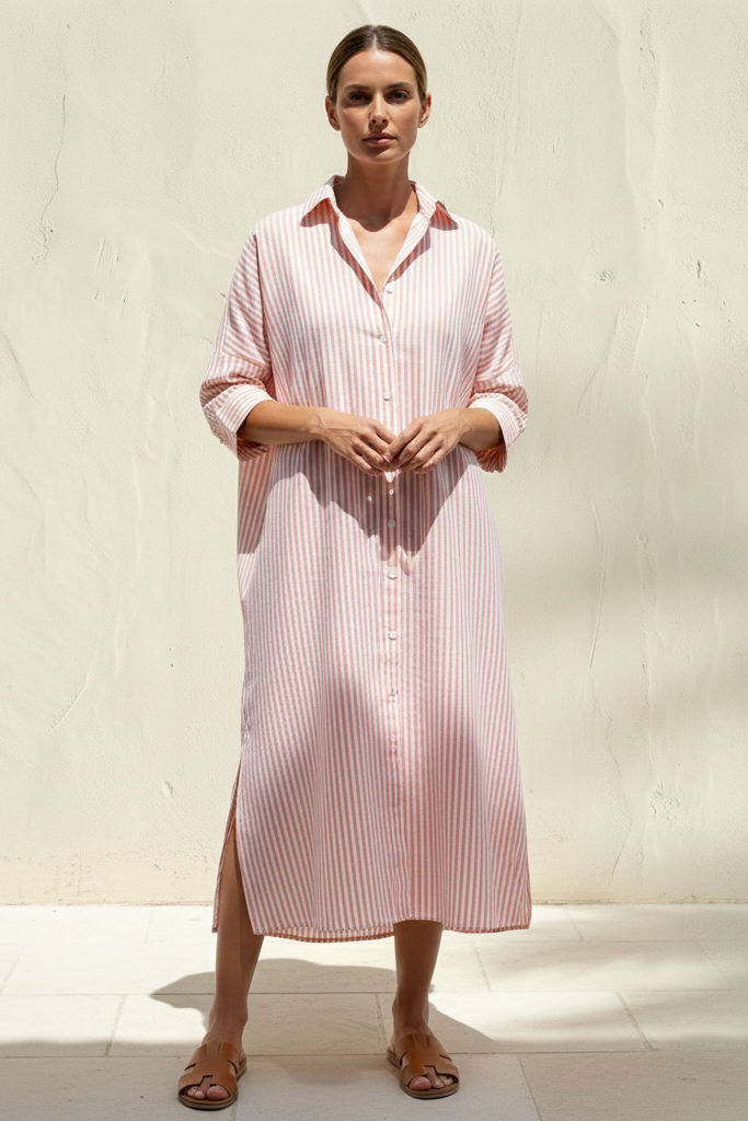 NIYARA | Vestido rayado de temporada