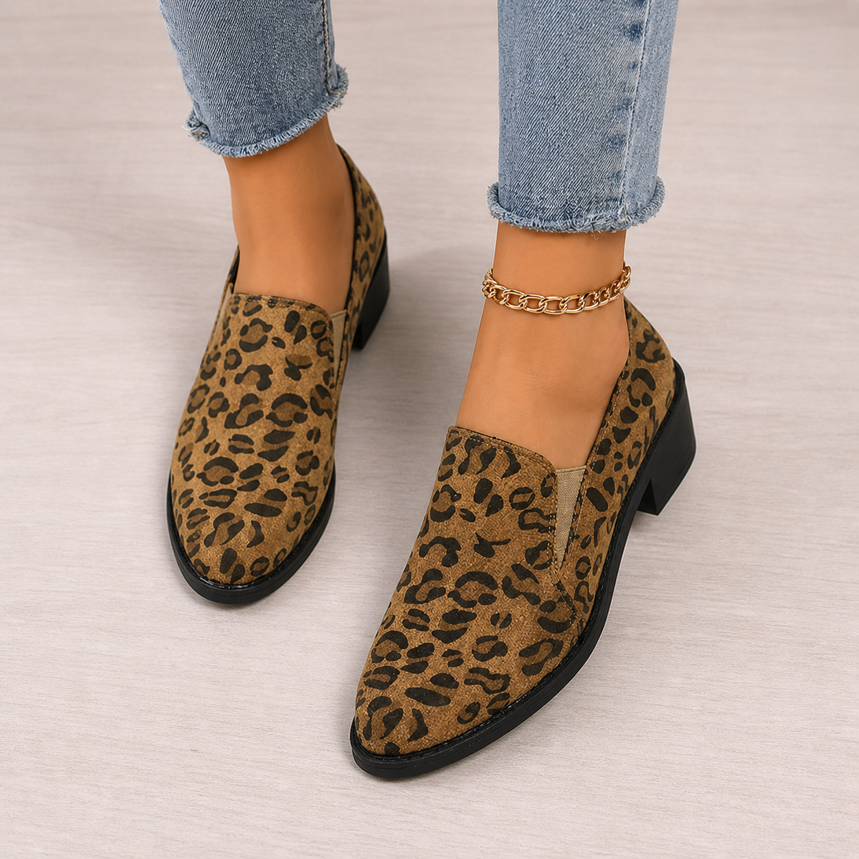 Angélica | Mocasín de leopardo