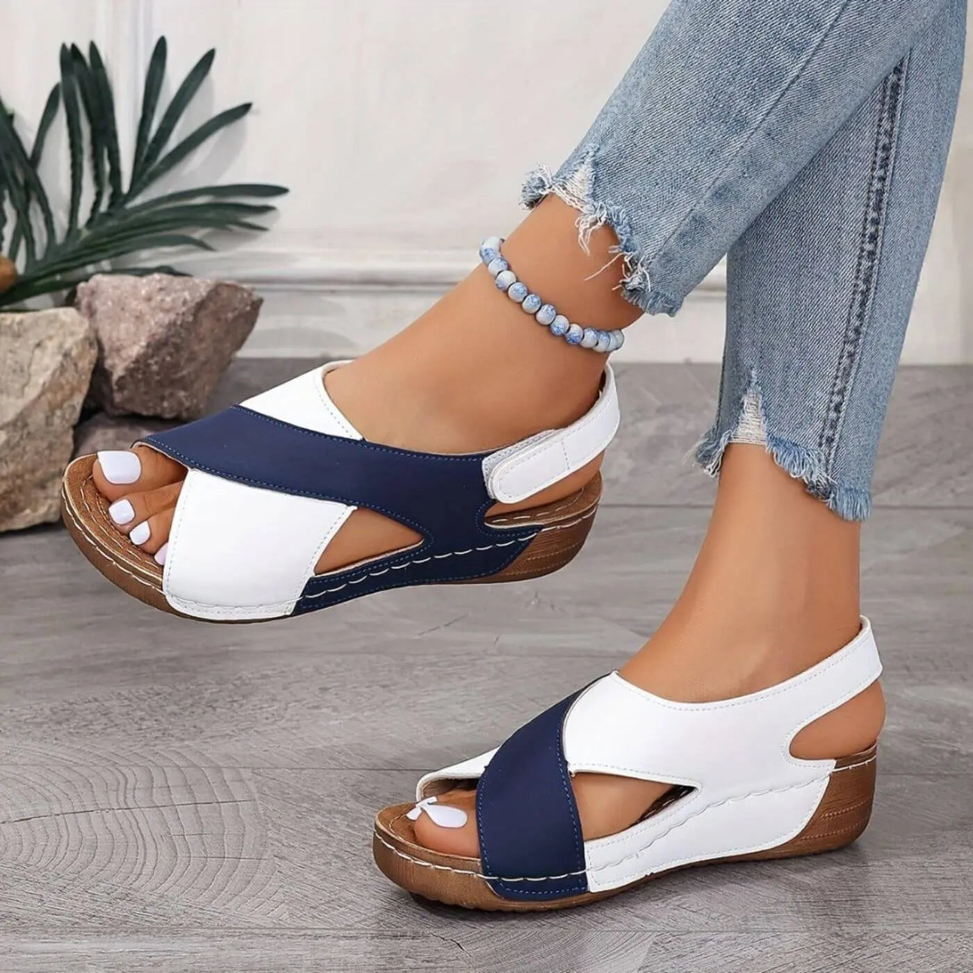Nicoleta | Sandalias ortopédicas de punta abierta