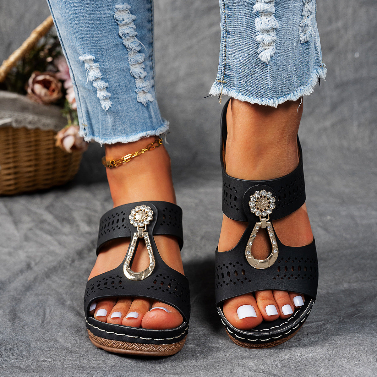 Linda | Sandalias de Tacón Alto Ortopédicas