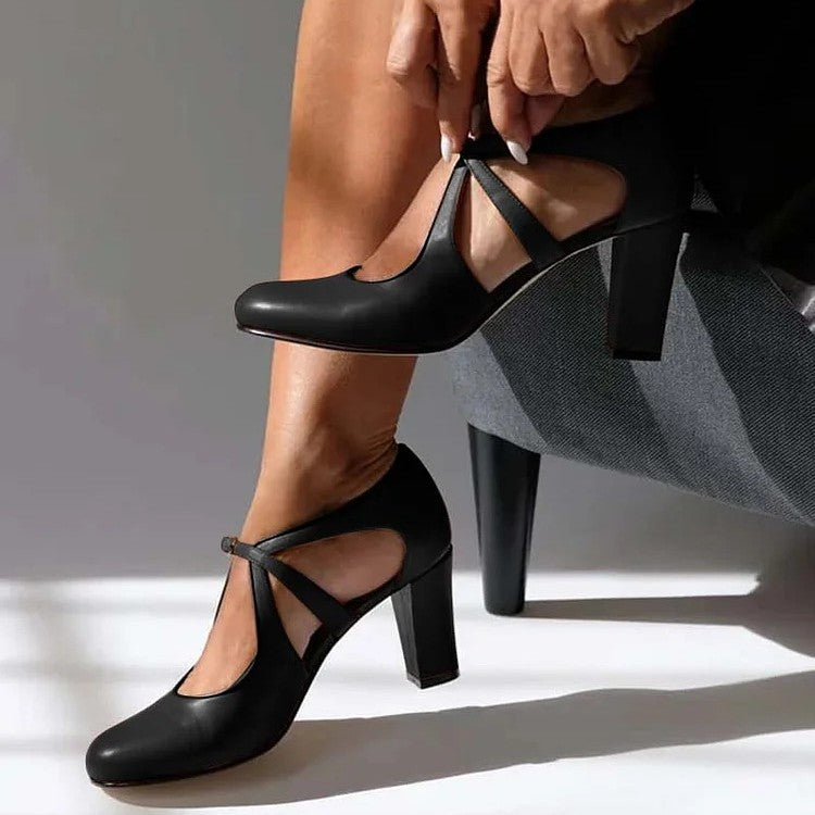 Camila | Tacones Cómodos de Piel Auténtica
