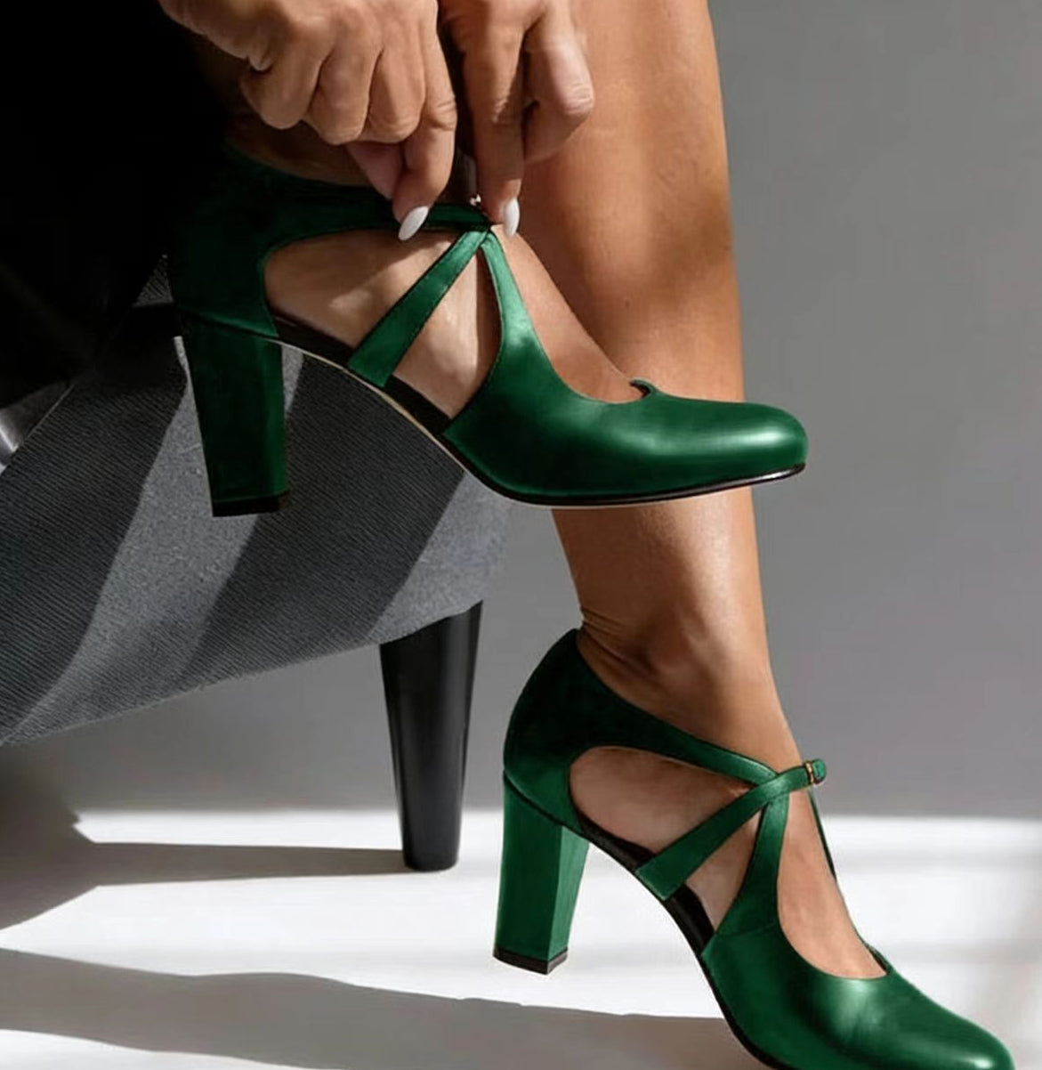 Camila | Tacones Cómodos de Piel Auténtica