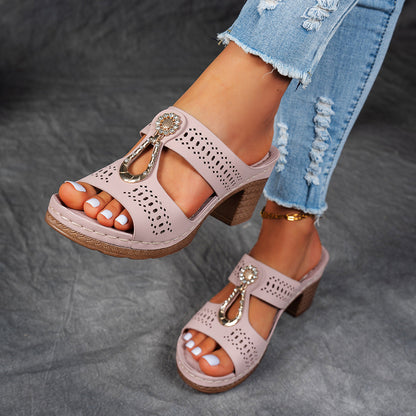 Linda | Sandalias de Tacón Alto Ortopédicas