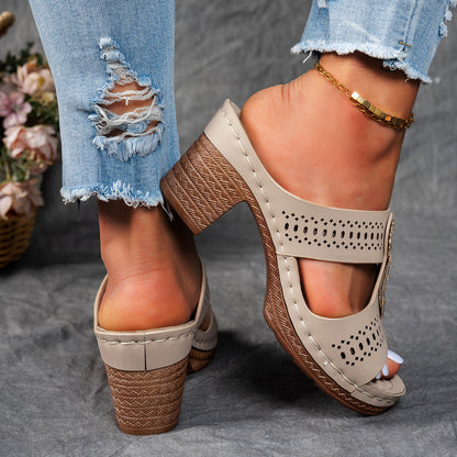 Linda | Sandalias de Tacón Alto Ortopédicas