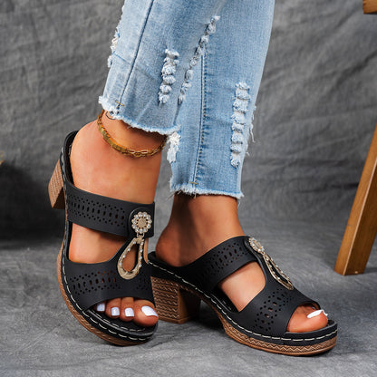 Linda | Sandalias de Tacón Alto Ortopédicas