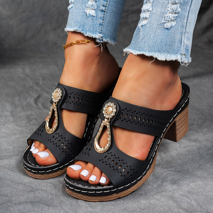 Linda | Sandalias de Tacón Alto Ortopédicas