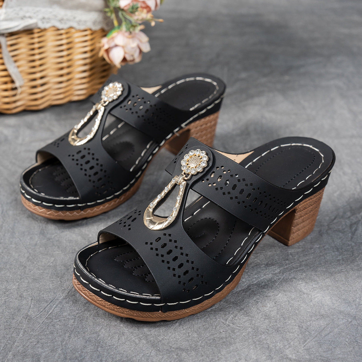 Linda | Sandalias de Tacón Alto Ortopédicas