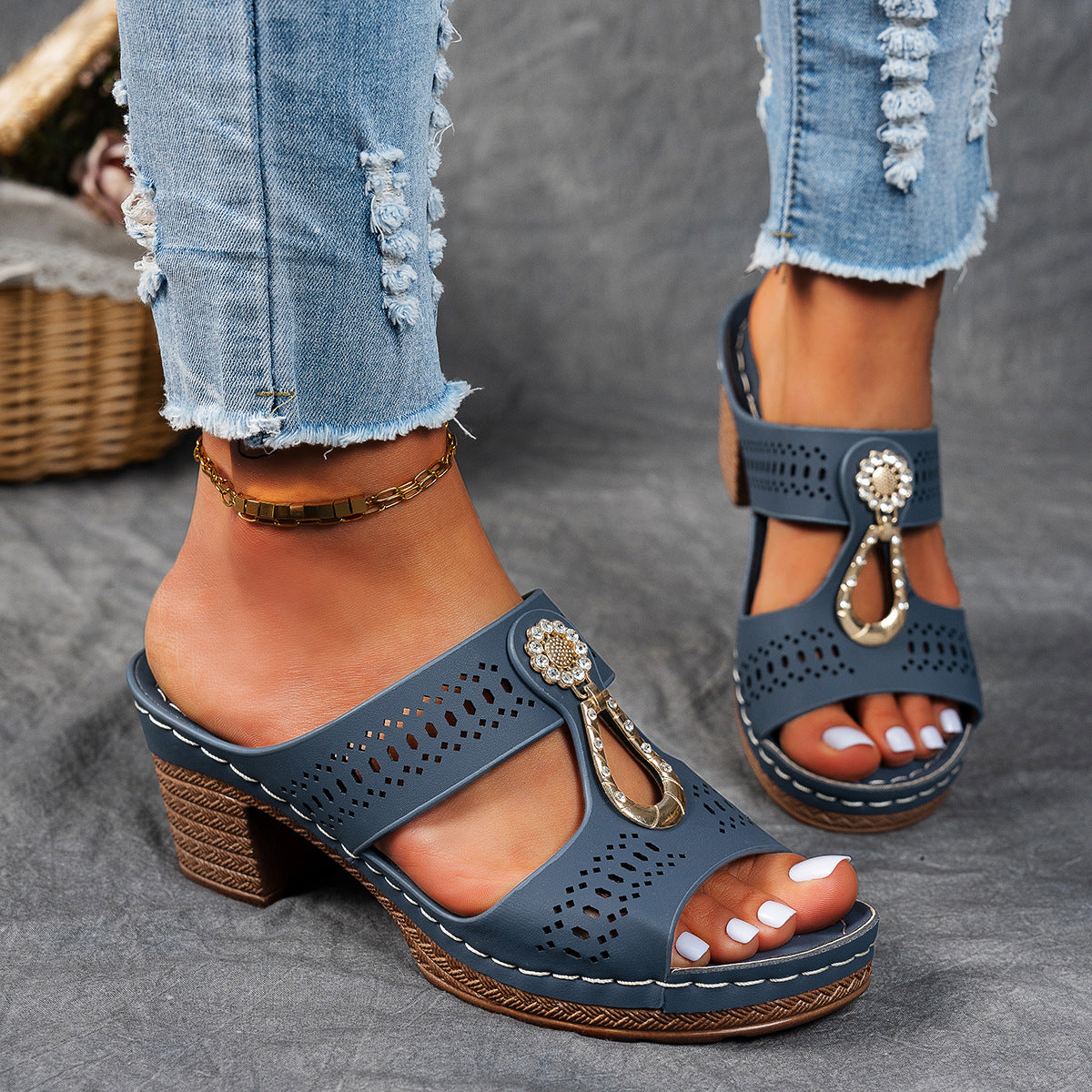 Linda | Sandalias de Tacón Alto Ortopédicas