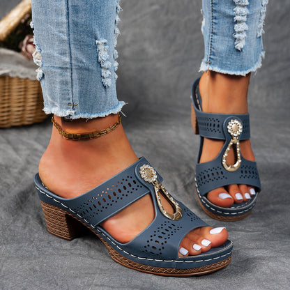 Linda | Sandalias de Tacón Alto Ortopédicas