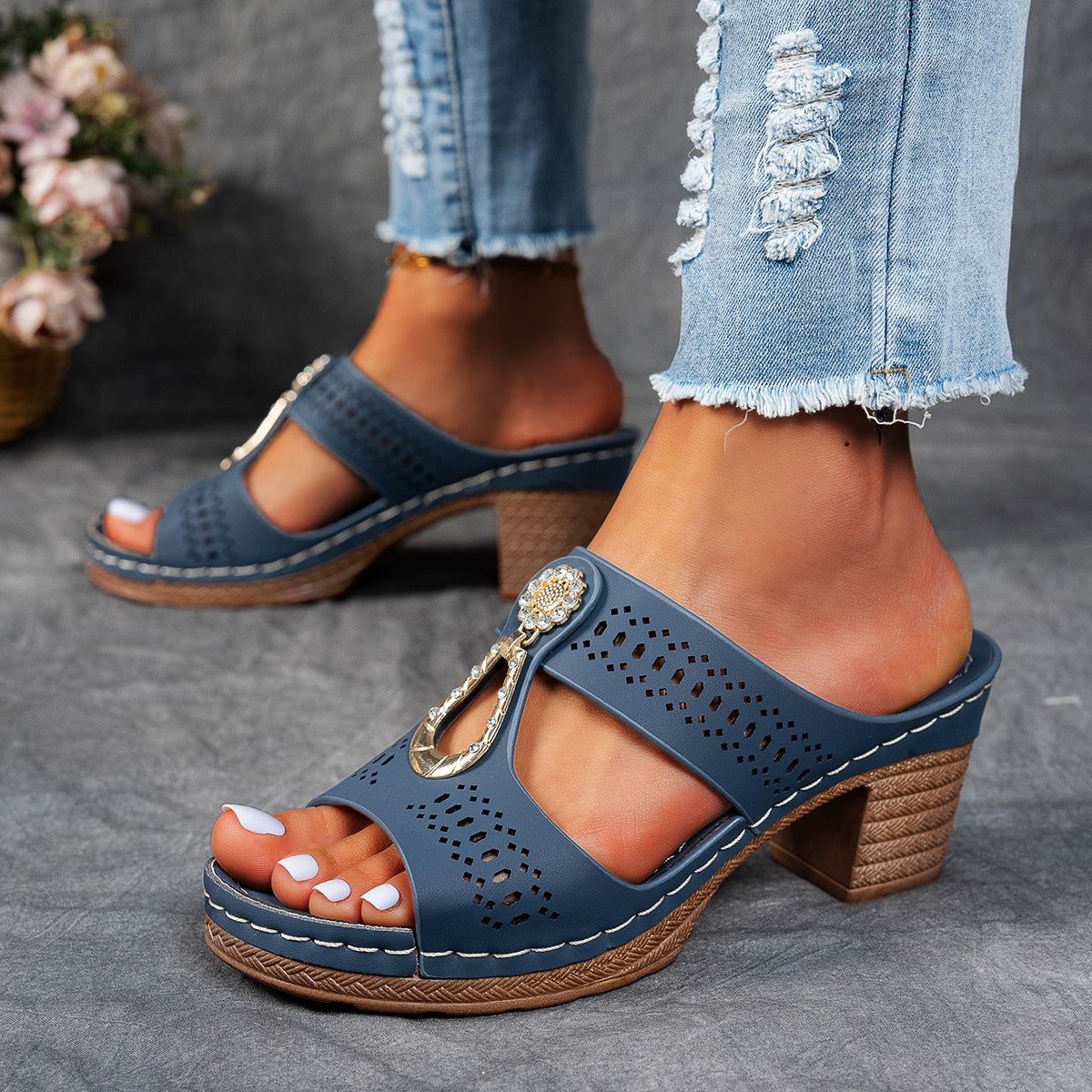Linda | Sandalias de Tacón Alto Ortopédicas