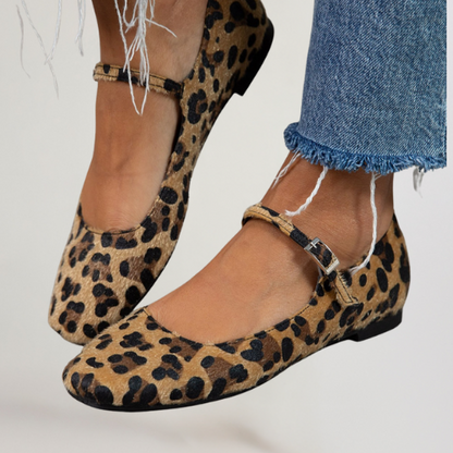 Lena | Bailarinas con cierre y tirante ajustable