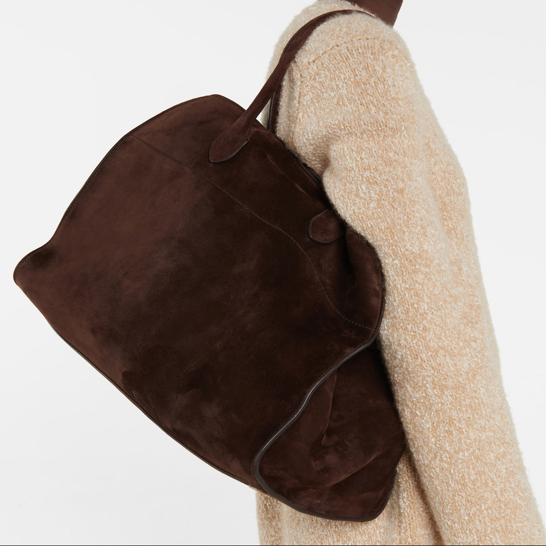 AISHA | Bolso de ante marrón