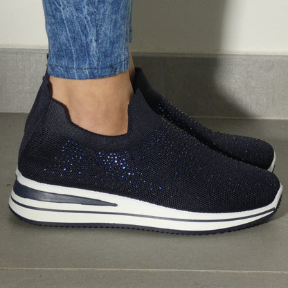 Silvia | Zapatillas con pedrería