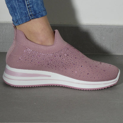 Silvia | Zapatillas con pedrería