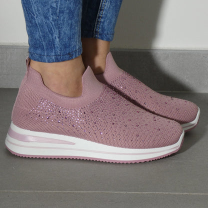 Silvia | Zapatillas con pedrería