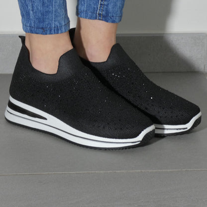 Silvia | Zapatillas con pedrería
