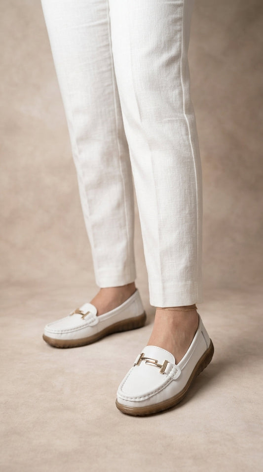 Lucía | Mocasines de piel genuina