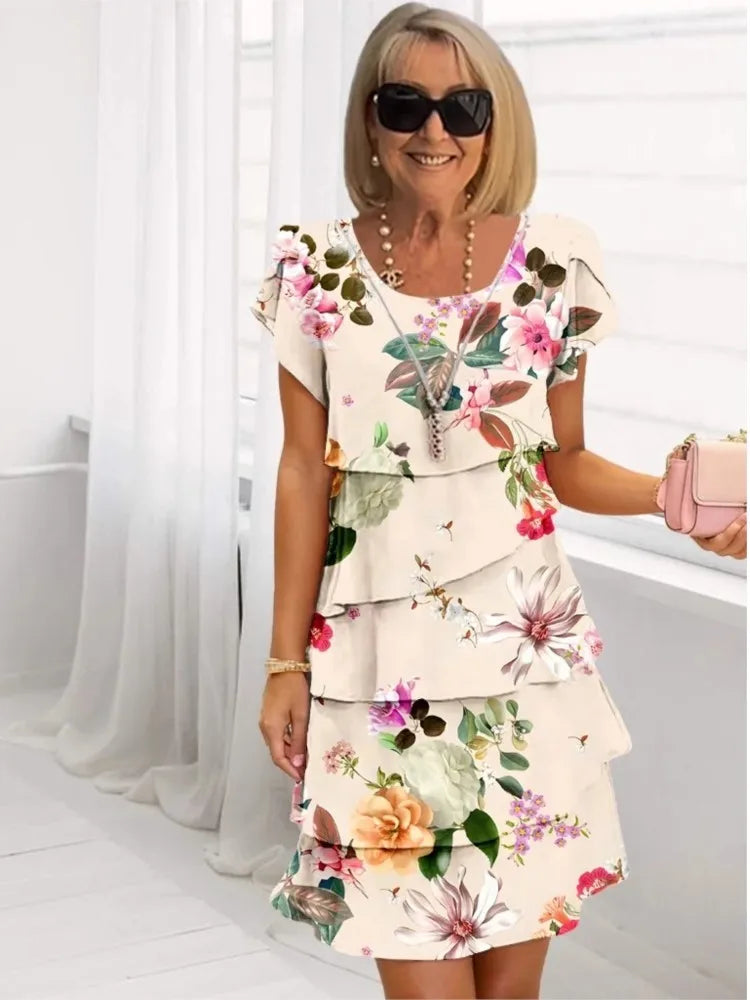 Helena | Vestido elegante cómodo con volantes