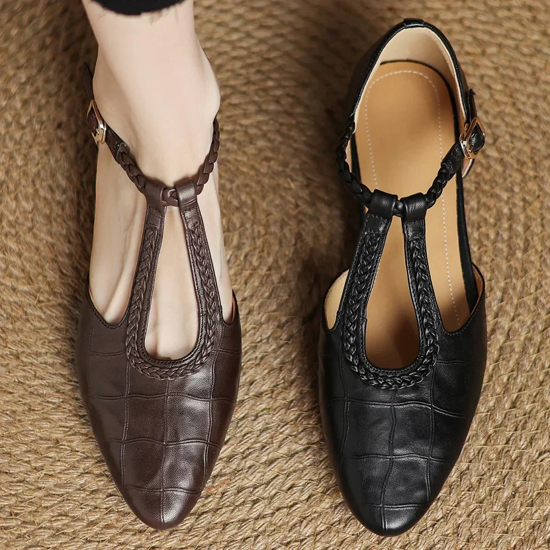 Clara | Zapatos Mary Jane ortopédicos de piel