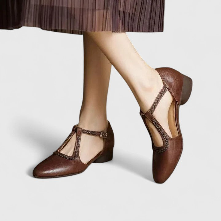 Delphine | Elegant Flat Sandals