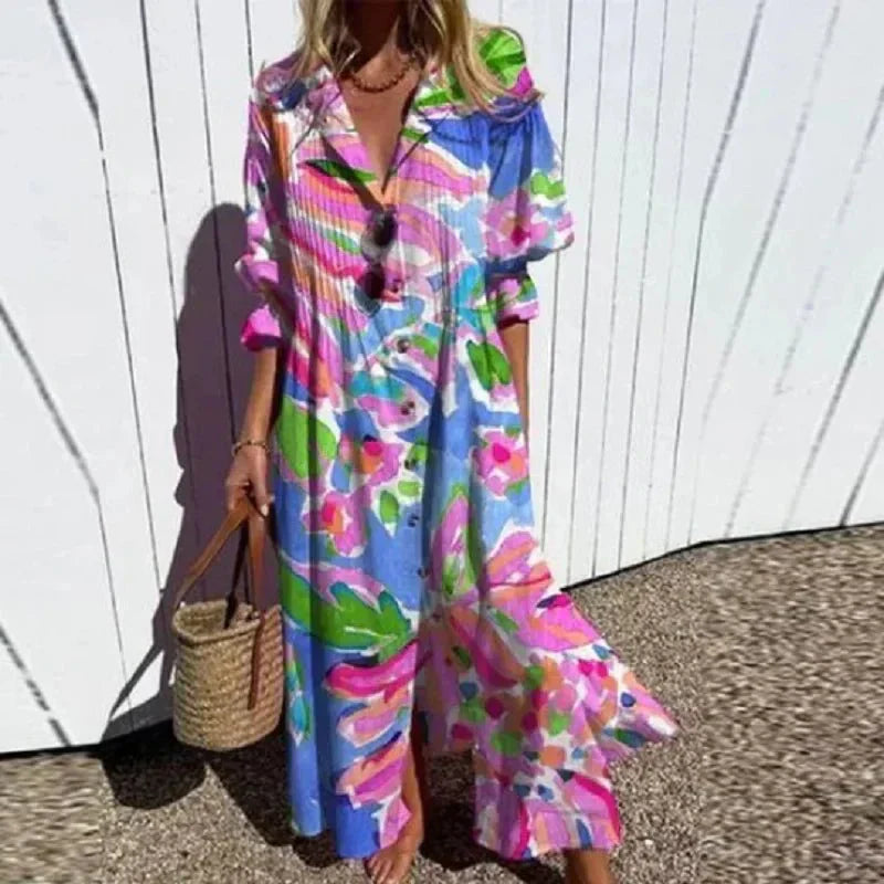 Catalina | Vestido Boho Playero