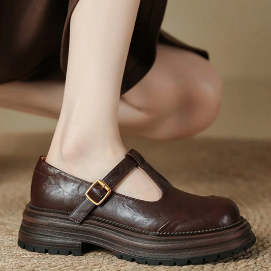 Linda | Zapatos ortopédicos con correa en forma de T