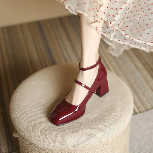 Eva | Zapatos de salón ortopédicos con correa alrededor del tobillo
