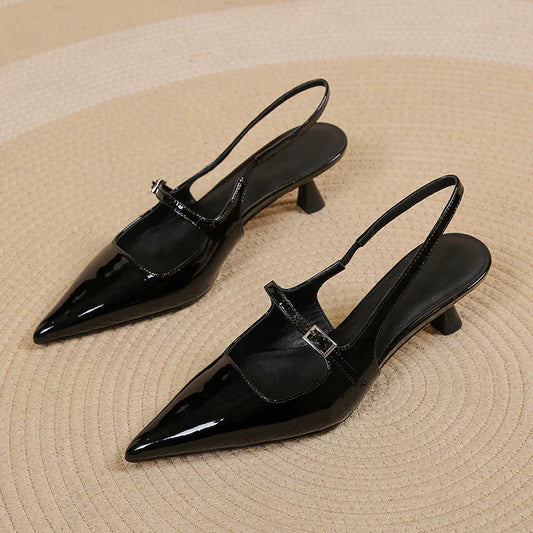 Estela | Tacones Kitten Slingback