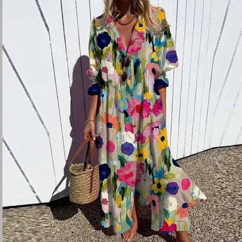 Catalina | Vestido Boho Playero