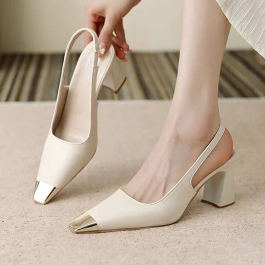 Layla | Tacones Slingback Punta Fina