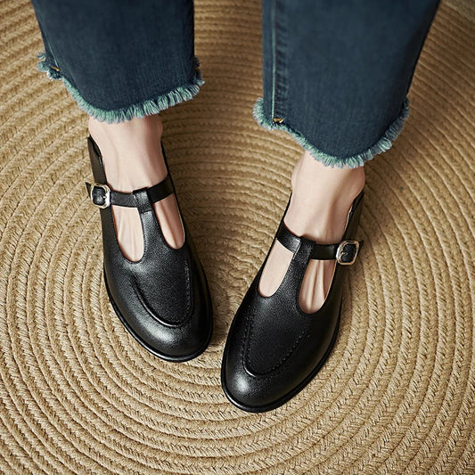 Lena | Zapatos de salón ortopédicos de tacón bajo