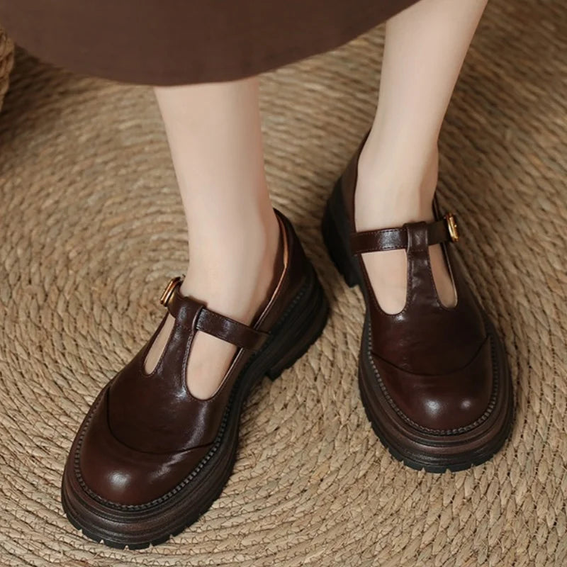 Linda | Zapatos ortopédicos con correa en forma de T