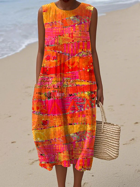 Faya | Vestido Midi Atardecer