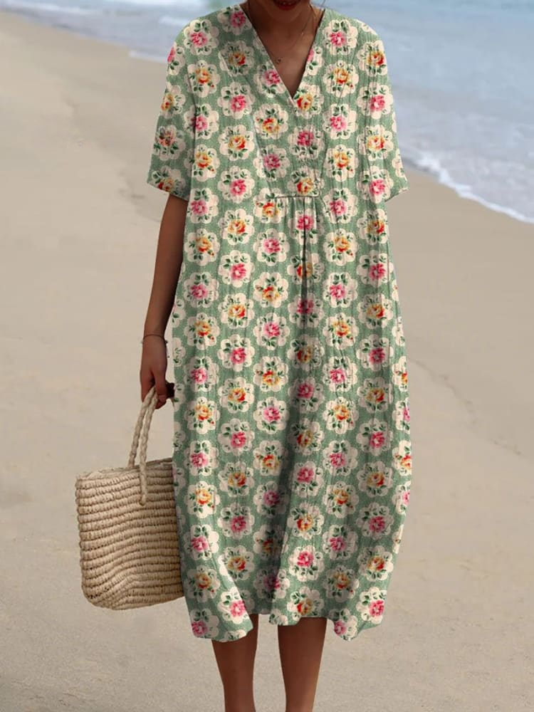 Vestido estampado brisa de verano