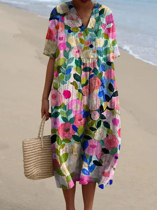 Vestido estampado brisa de verano