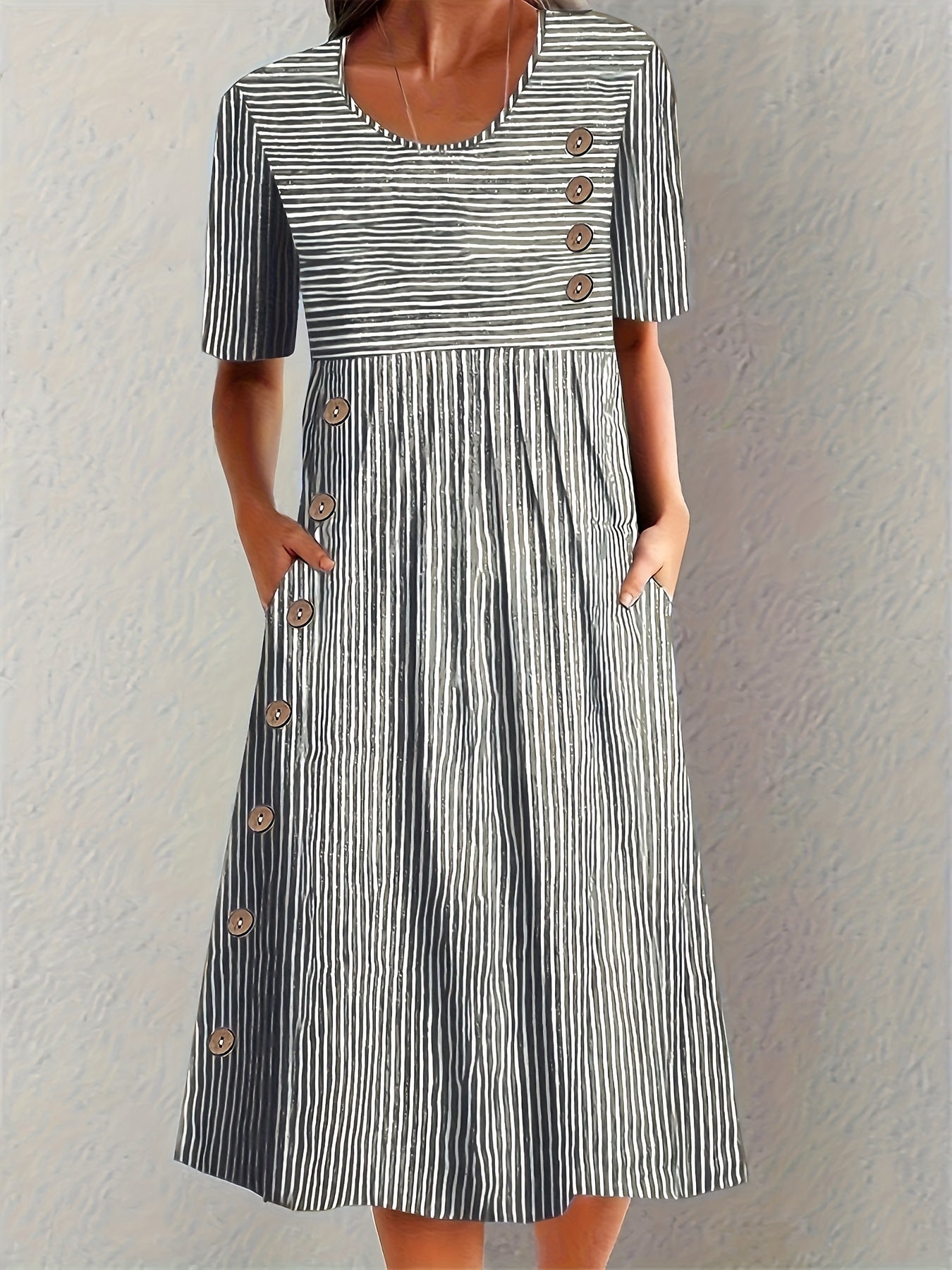 Bella | Vestido de Verano a Rayas