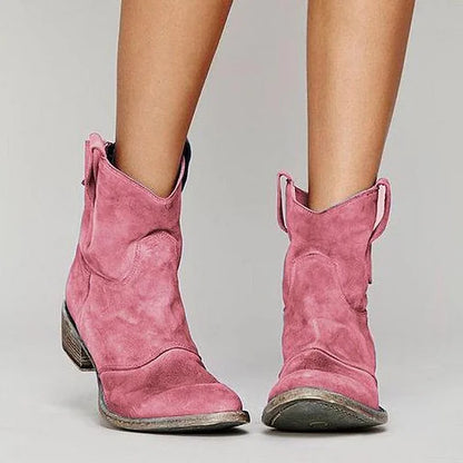 CARLOTTA | Botines de mujer en suave ante con estilo