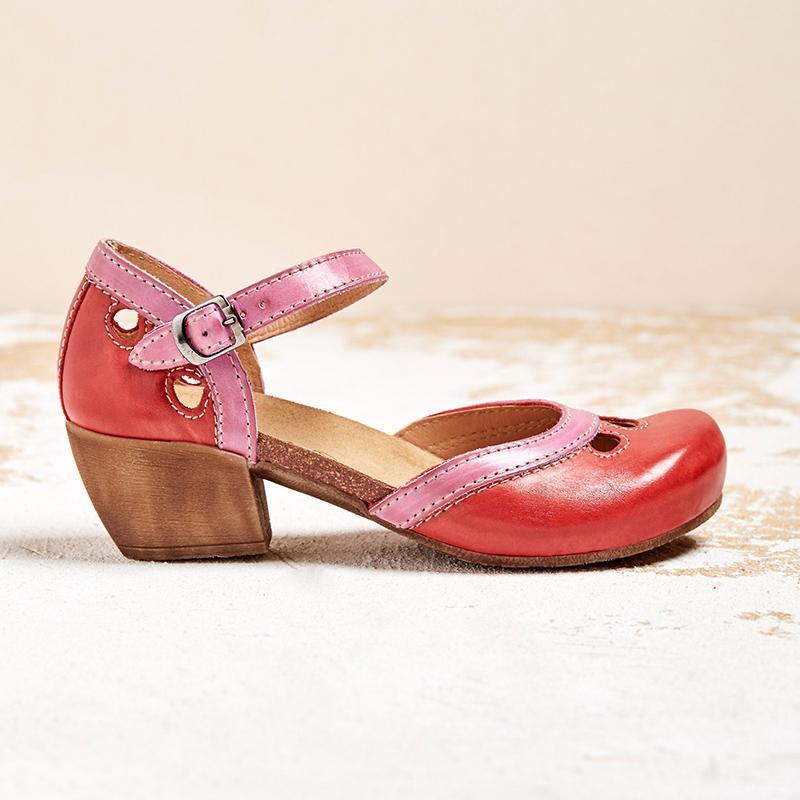 Laia | Sandalias ortopédicas con tacón bajo