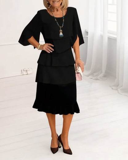 Patricia | Vestido elegante cómodo con volantes